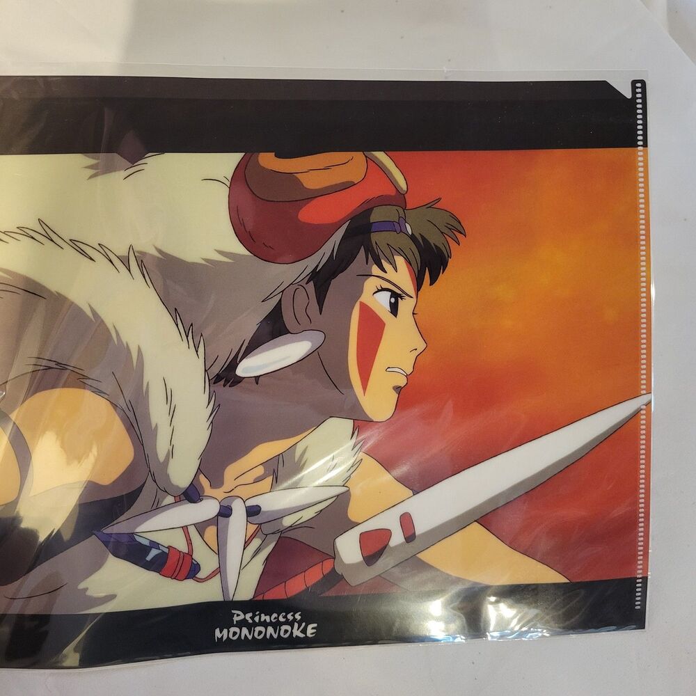 Princess Mononoke Clear File Retro Official Japan Kawaii